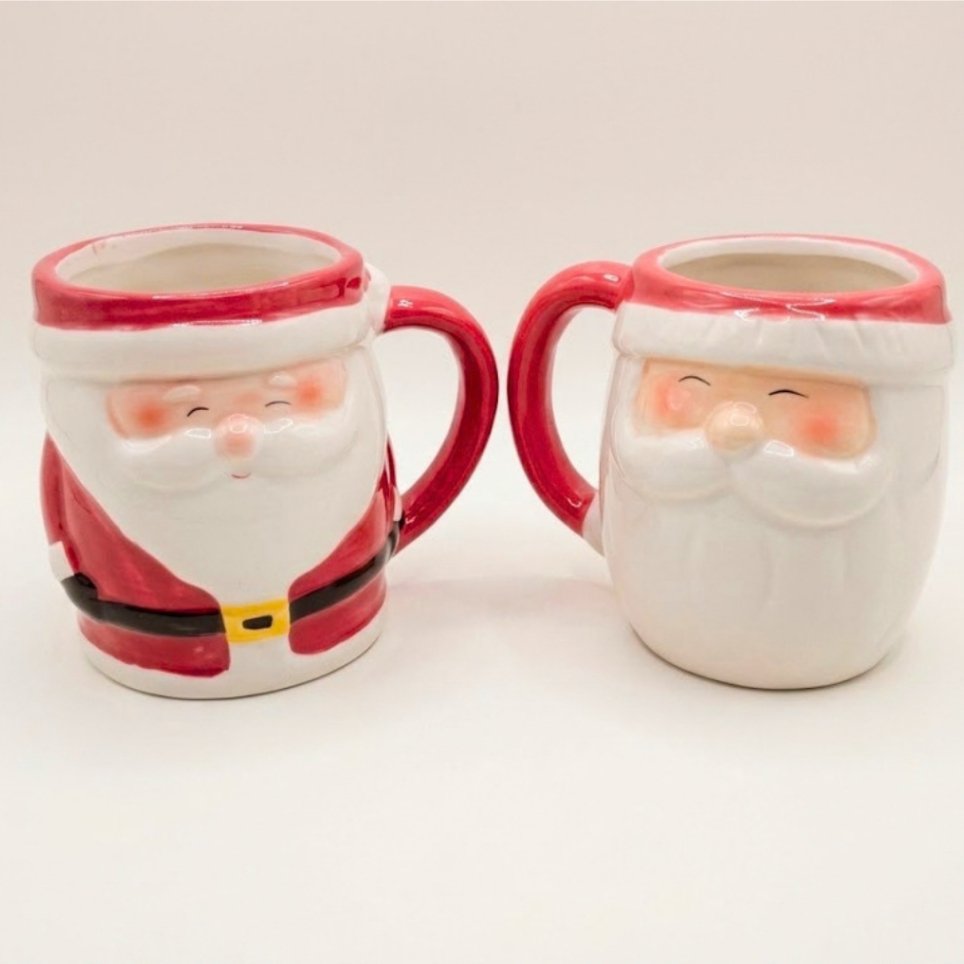 Caneca 3D de Natal em Porcelana