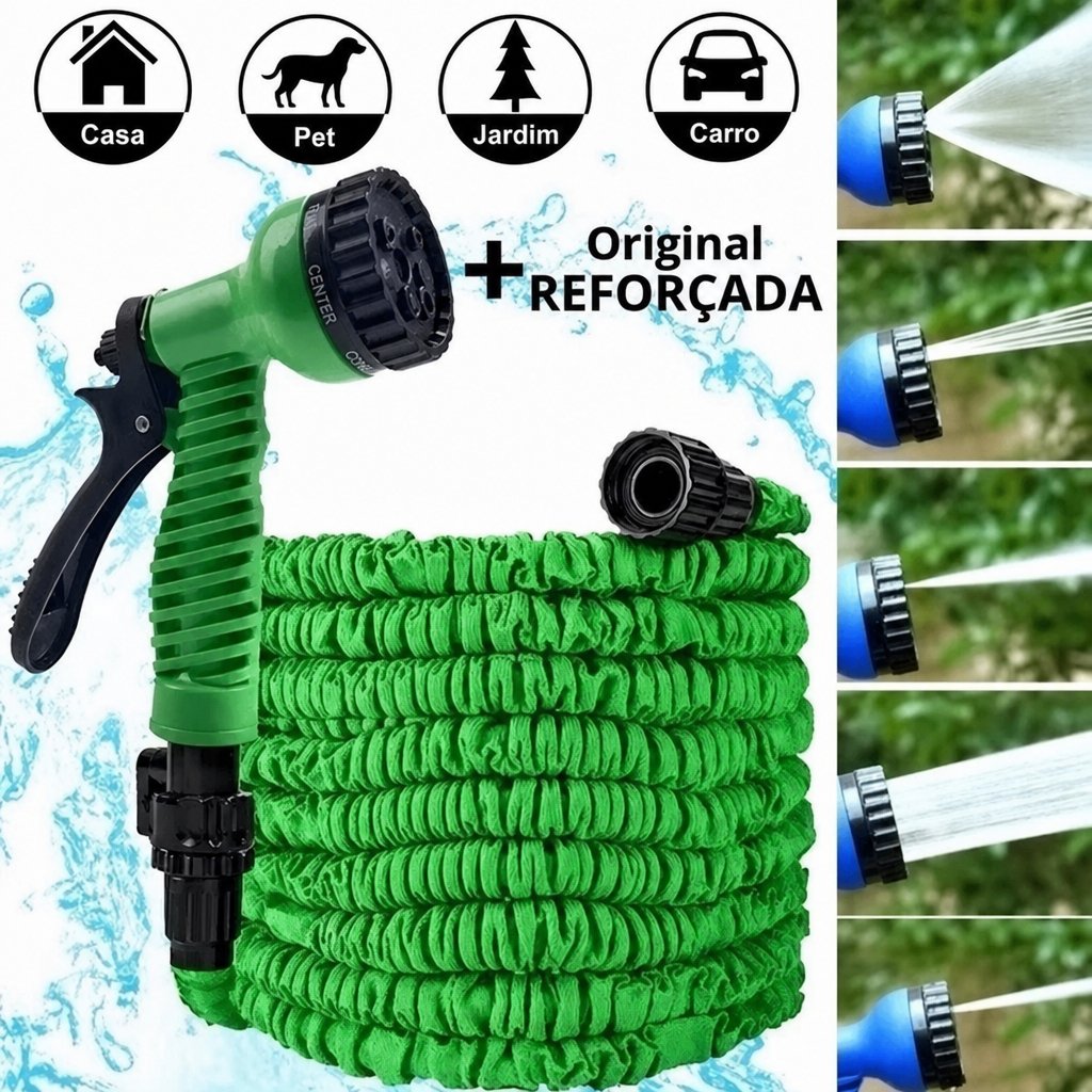 Mangueira Expansível com Pistola